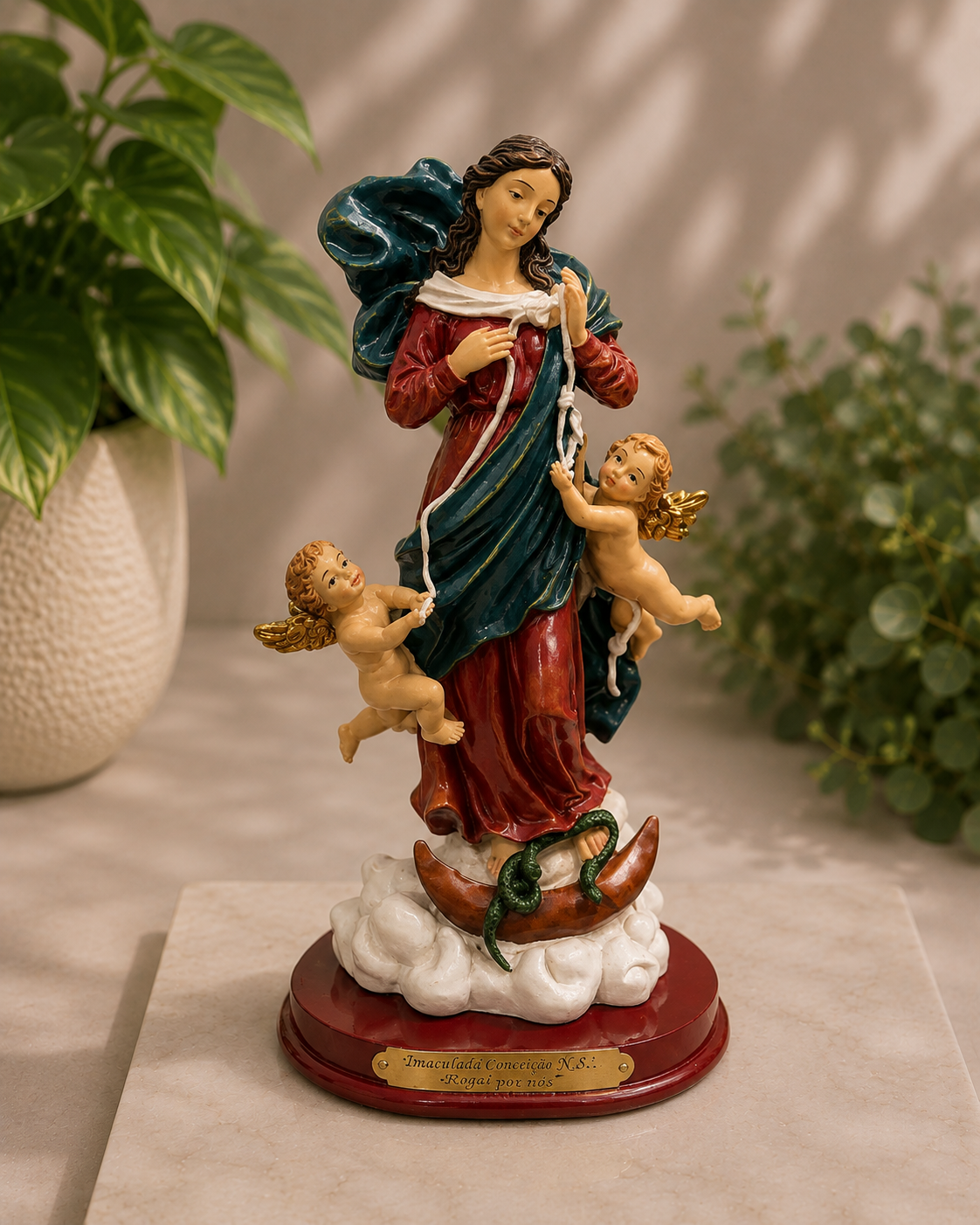IMAGEM NOSSA SENHORA DESATADORA DOS NÓS 20CM