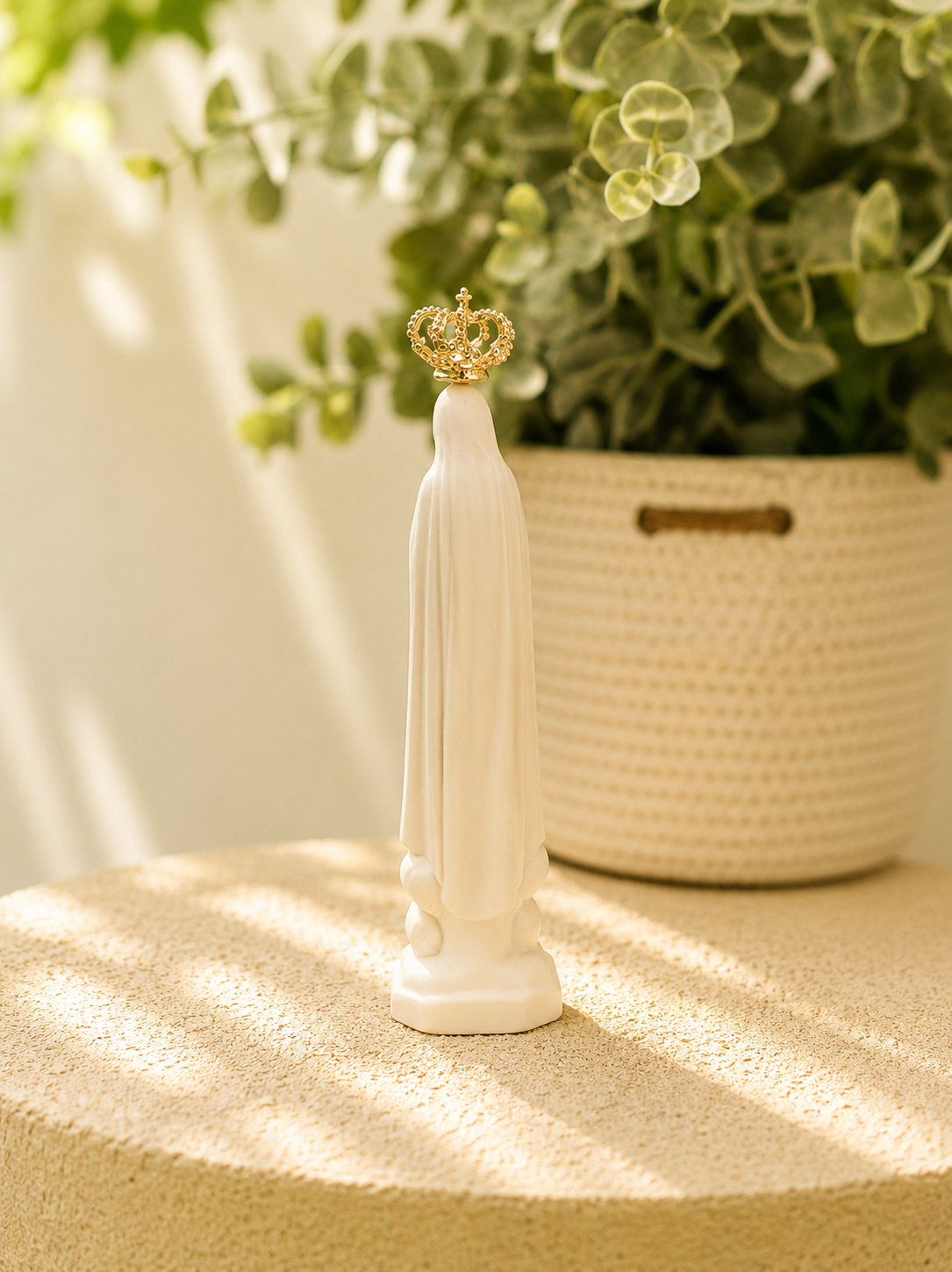 Mini Imagem Nossa Senhora de Fátima - 14 cm