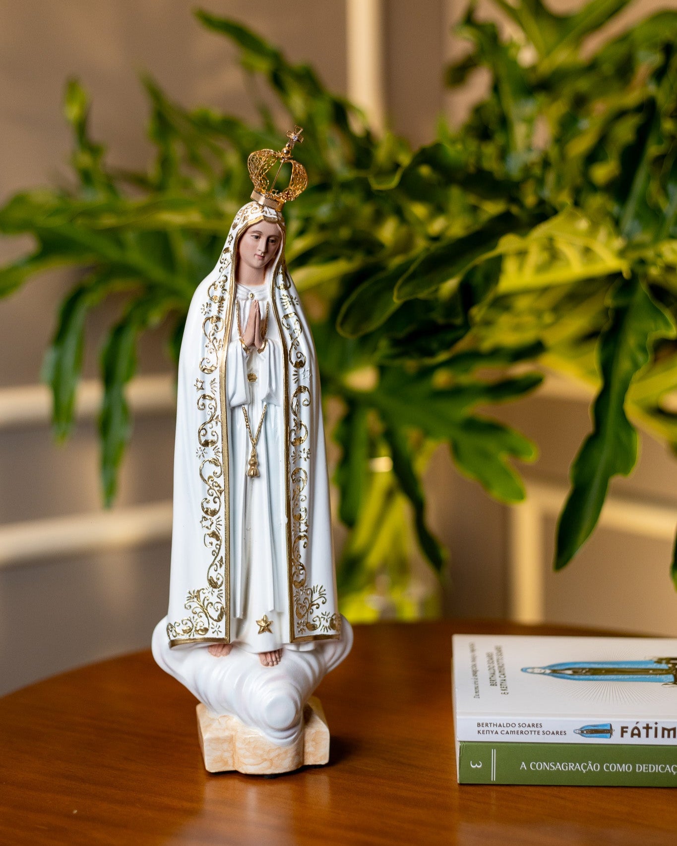 Imagem Nossa Senhora de Fátima Capelinha 30cm