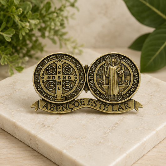 Medalhão de Porta Duplo de São Bento