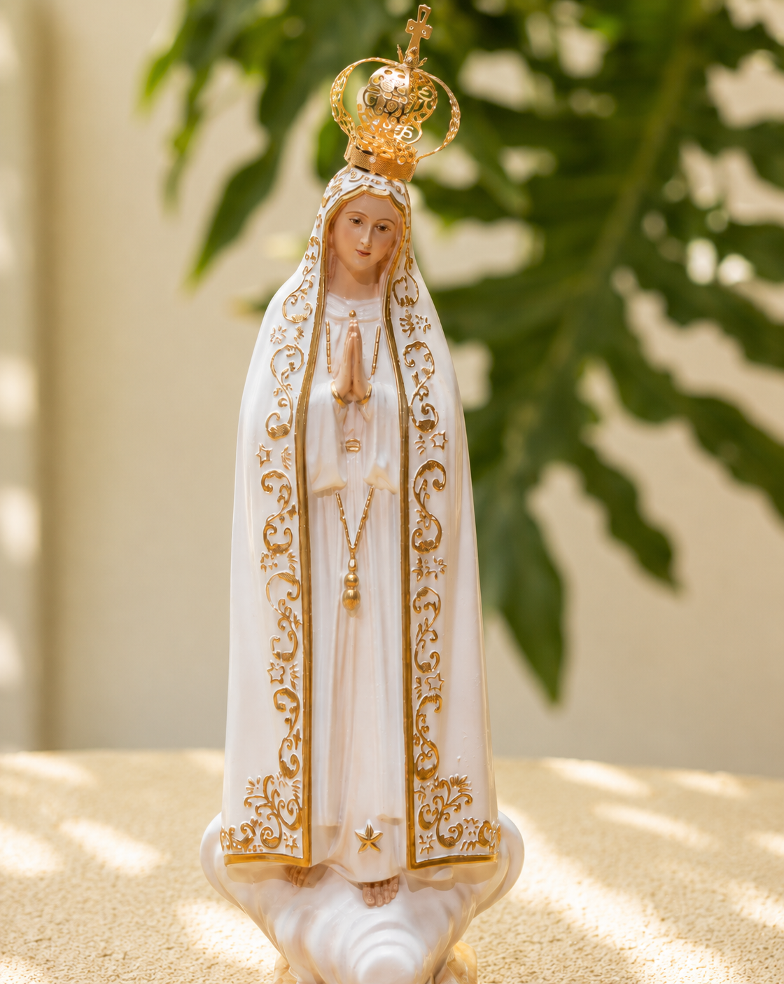 Imagem Nossa Senhora de Fátima Capelinha 30cm