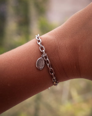 Pulseira Cadeia de Consagração - Aço Inox