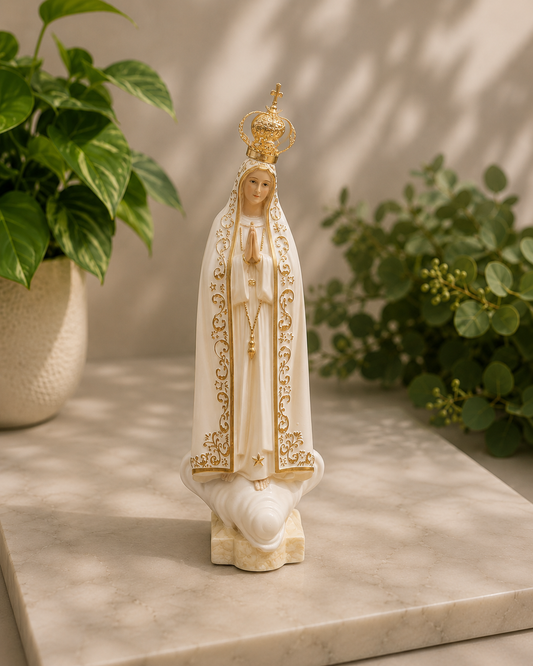 Imagem Nossa Senhora de Fátima Capelinha 30cm