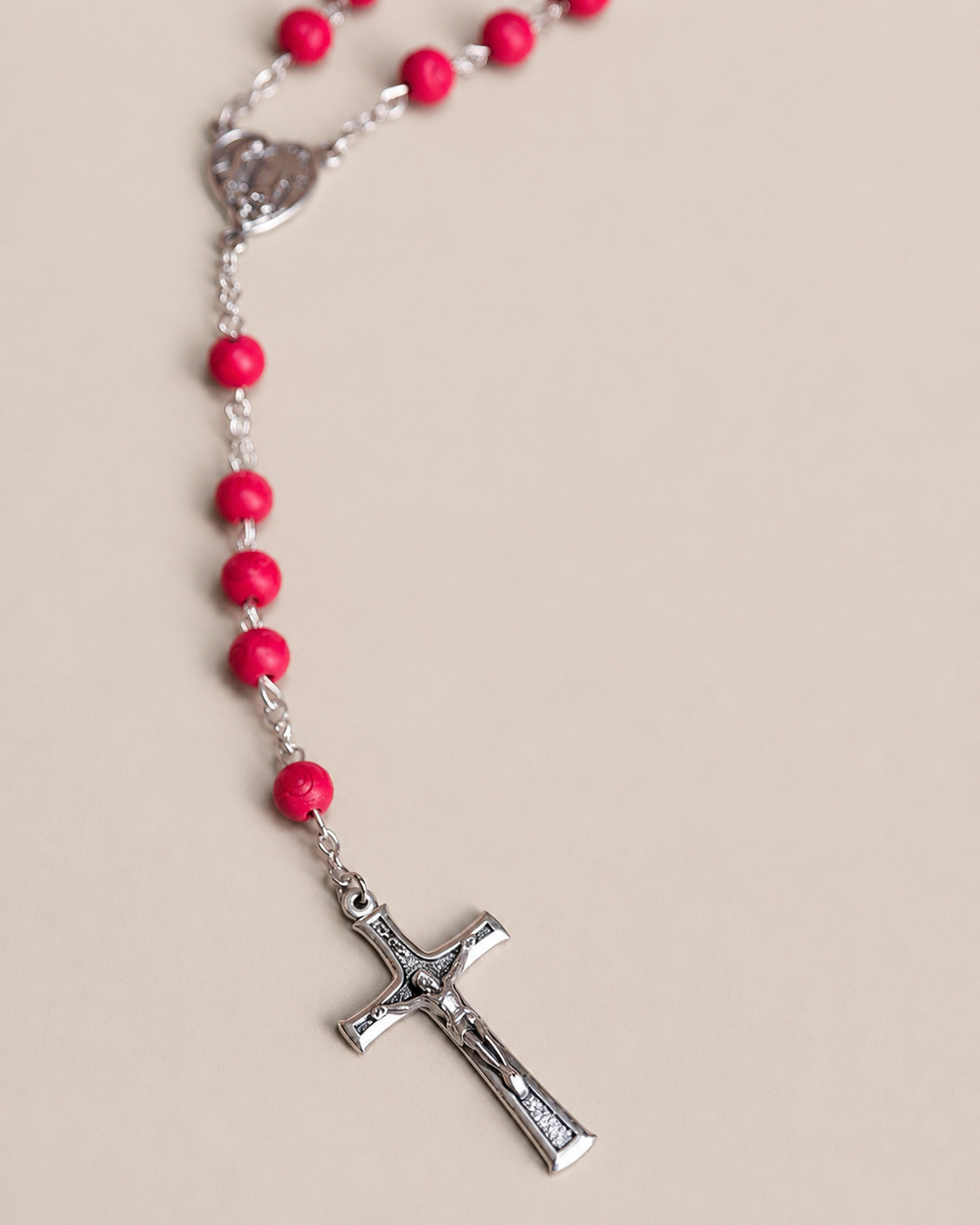 Terço Pétala de Rosa Perfumado - Nossa Senhora de Fátima