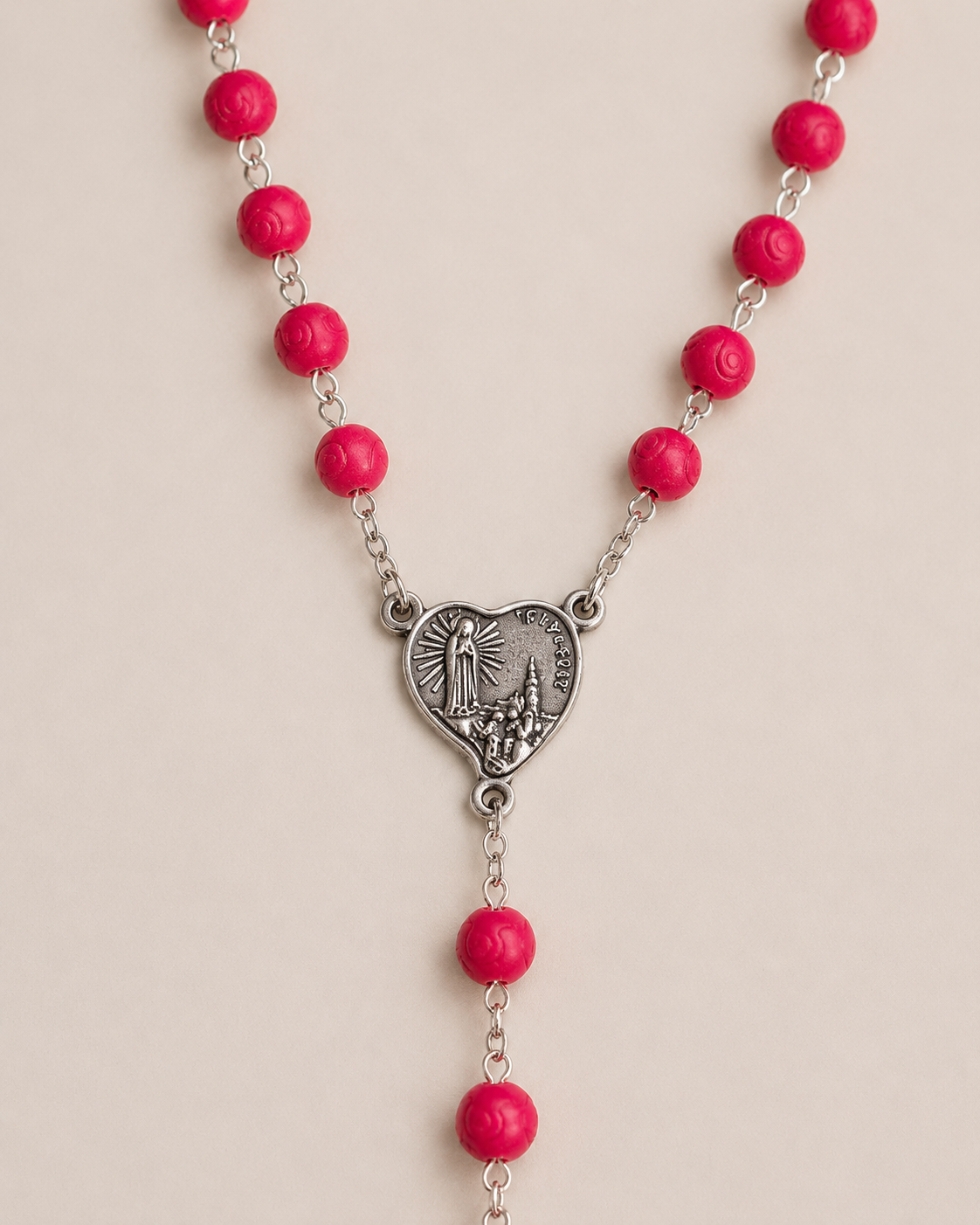 Terço Pétala de Rosa Perfumado - Nossa Senhora de Fátima