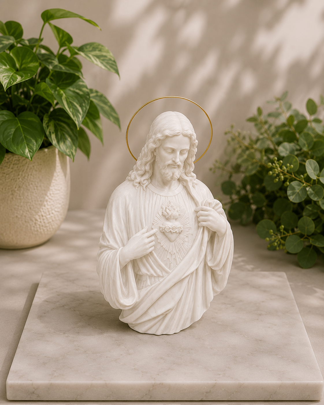 Imagem Parede Sagrado Coração De Jesus 20 cm