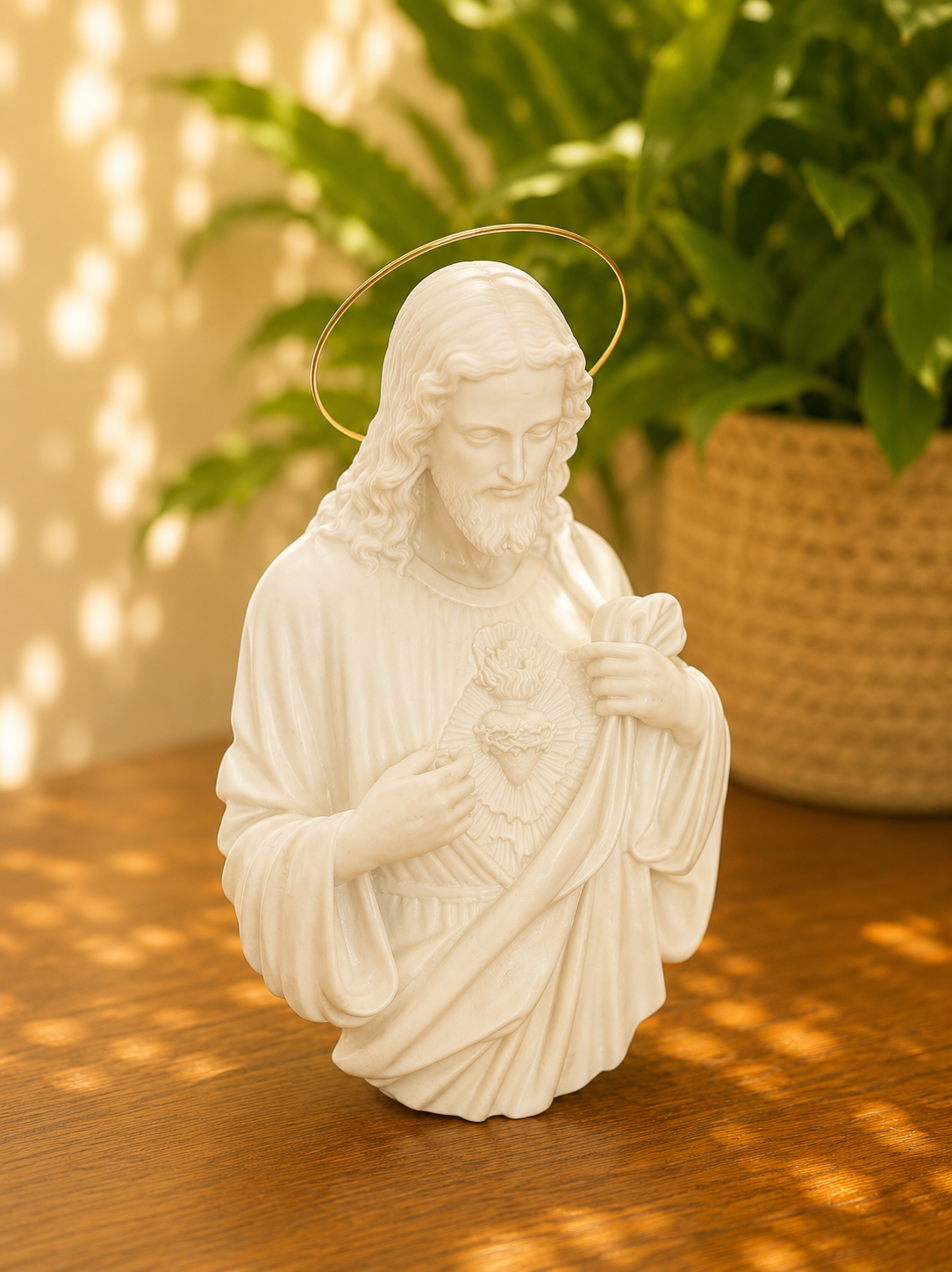 Imagem Parede Sagrado Coração De Jesus 20 cm