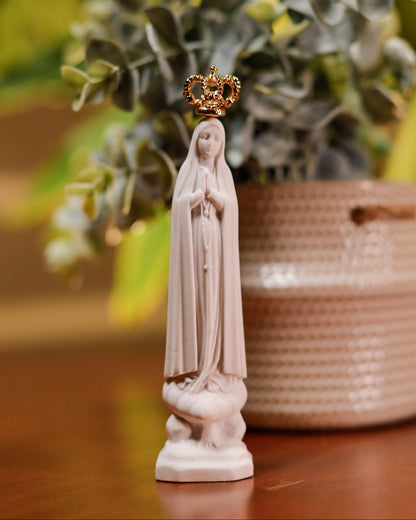 Mini Imagem Nossa Senhora de Fátima - 14 cm